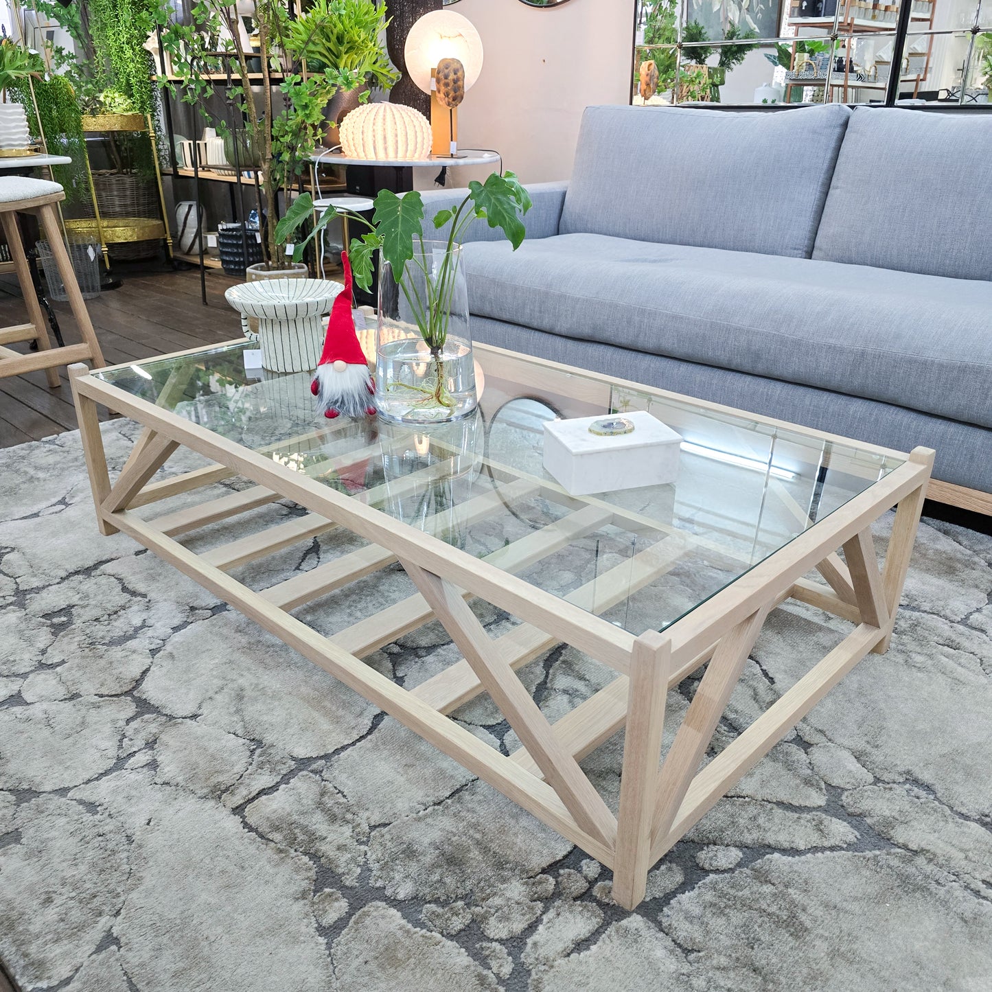 Glass Top Coffee Table