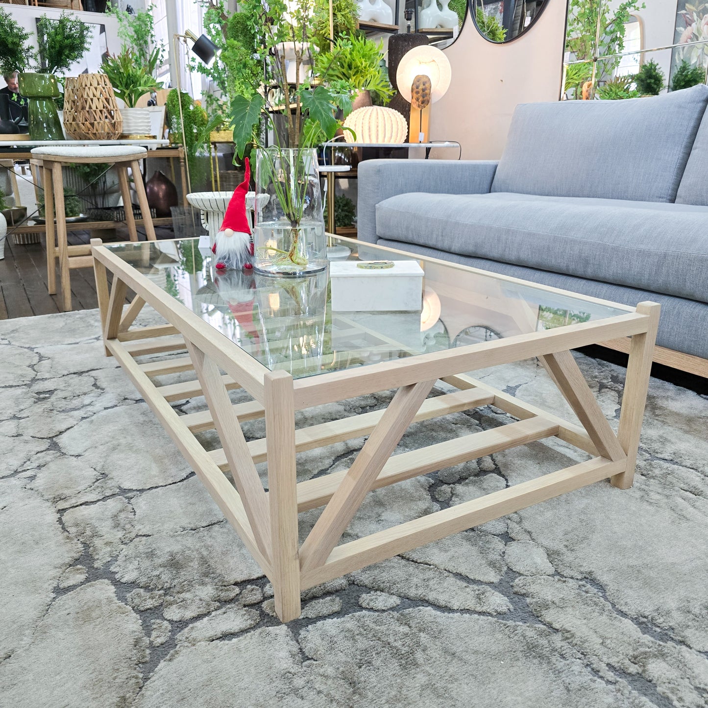 Glass Top Coffee Table